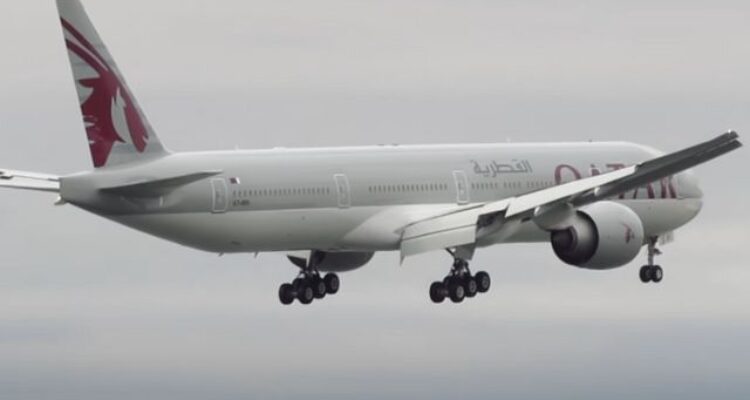 qatar airways full body photo