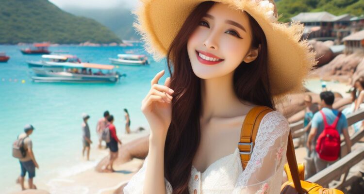 asian tourist photo
