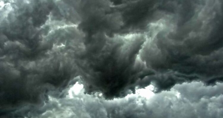darkest storm clouds