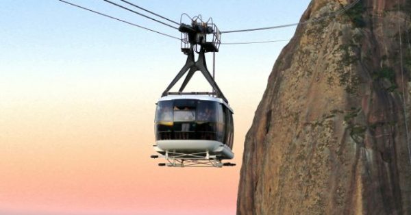 A Female Tourist was Trapped in a Cable Car!