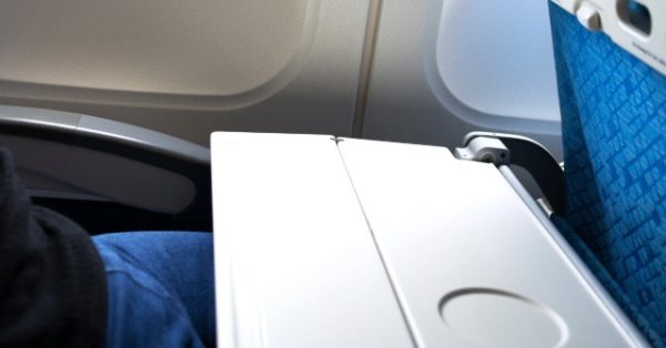 Flight Attendant Warns Passengers About Using Airplane Tray Tables