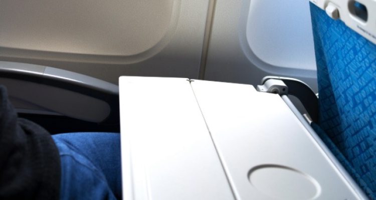 Flight Attendant Warns Passengers About Using Airplane Tray Tables
